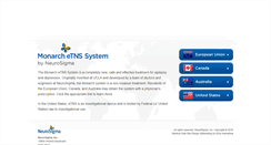 Desktop Screenshot of monarch-etns.com