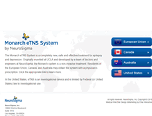 Tablet Screenshot of monarch-etns.com